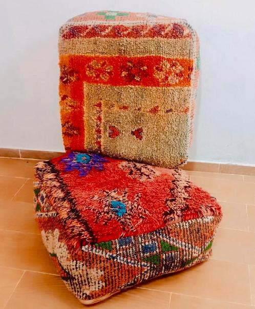 Super mooie Boho chique marokkaanse zitkussens, Huis en Inrichting, Woonaccessoires | Kussens, Zo goed als nieuw, Ophalen of Verzenden
