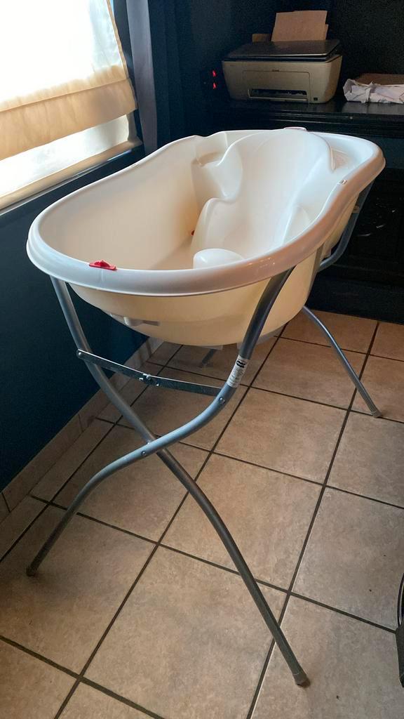 Baby bad DELUXE (groot) met staander, Enfants & Bébés, Bains & Soins, Comme neuf, Enlèvement