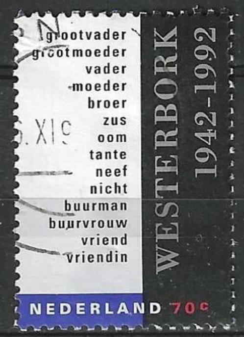 Nederland 1992 - Yvert 1409 - Deportatiekamp Westerbork (ST), Postzegels en Munten, Postzegels | Nederland, Gestempeld, Verzenden