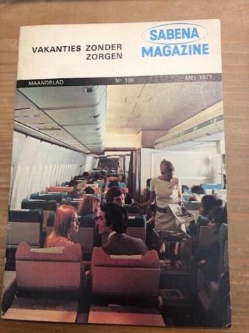 Sabena Magazine vakanties zonder zorgen Mei 1971 maandblad N