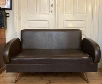 fauteuil deux places vintage, 75 à 100 cm, Moins de 150 cm, Vintage, Enlèvement