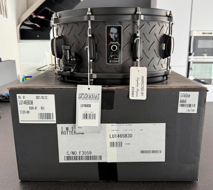 Tama Signature Lars Ulrich, Muziek en Instrumenten, Drumstellen en Slagwerk, Zo goed als nieuw, Tama, Ophalen