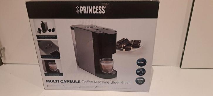 Princess 249450 nieuw in doos, Elektronische apparatuur, Koffiezetapparaten, Gemalen koffie, Koffiemachine, Afneembaar waterreservoir
