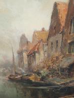 VAN NESTE Alfred vue de Bruges, Antiek en Kunst, Kunst | Schilderijen | Klassiek, Ophalen