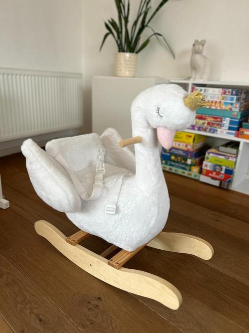 Schommel Zwaan, Kinderen en Baby's, Speelgoed | Hobbelfiguren, Zo goed als nieuw, Ophalen
