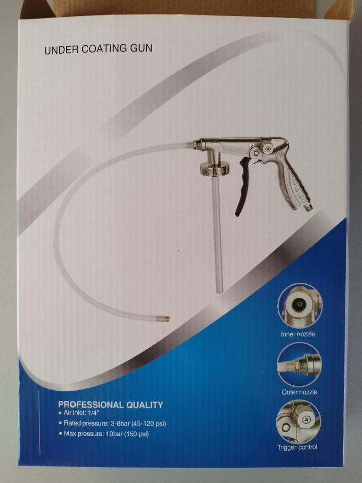 Undercoating Pistool + Sandblaster, Auto diversen, Auto-accessoires, Zo goed als nieuw, Ophalen of Verzenden