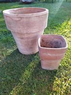 Terracotta potten tuin, Tuin en Terras, Ophalen, Gebruikt, Terracotta, Tuin