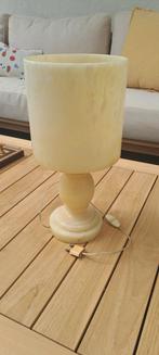 Vintage Franse lamp van witte steen, Huis en Inrichting, Ophalen, Gebruikt