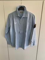 CKS blauw hemd met witte krijtstreep: maat 152, Enfants & Bébés, Vêtements enfant | Taille 152, Garçon, Enlèvement ou Envoi, Cks