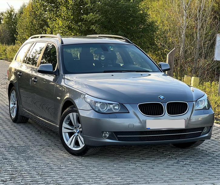 BMW 520D Edition, Auto's, BMW, Particulier, 5 Reeks, Diesel, Euro 5, Break, 5 deurs, Automaat, Zilver of Grijs, Zwart, Leder, Ophalen