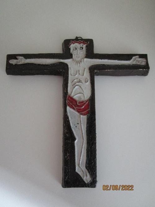 VINTAGE KERAMIEK KRUIS - JOOST MARECHAL, Antiek en Kunst, Antiek | Keramiek en Aardewerk, Verzenden