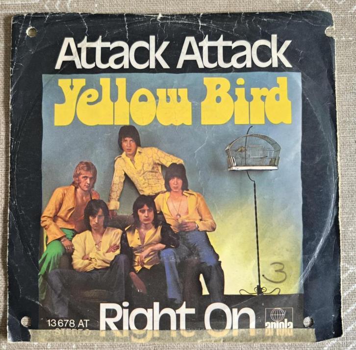Yellow Bird - Attack Attack (single), CD & DVD, Vinyles | Autres Vinyles, Utilisé, Autres formats, Enlèvement ou Envoi
