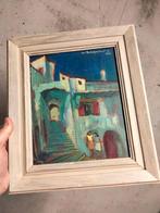 1950s olieverf schilderij op board Van Campenhout, Ophalen of Verzenden