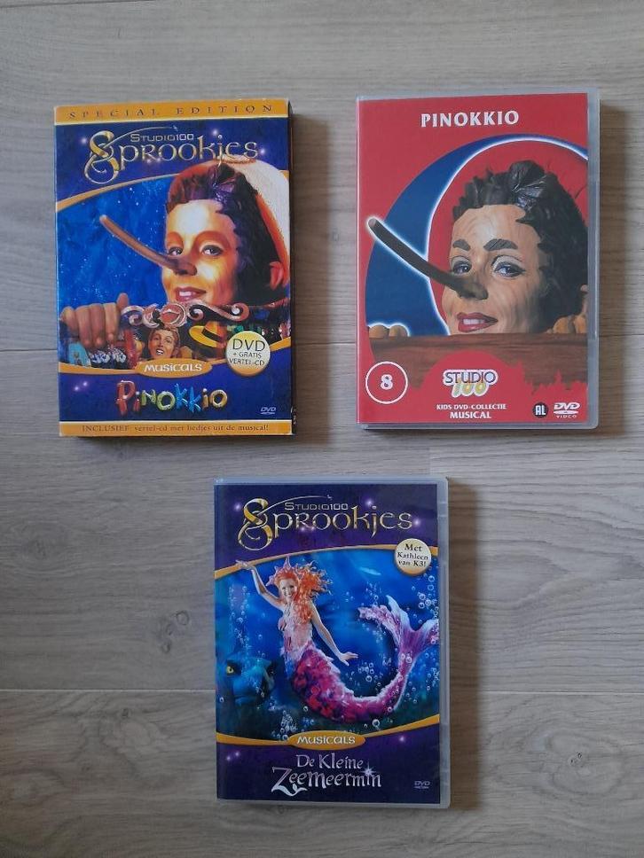 Dvd musicals Studio 100, Cd's en Dvd's, Dvd's | Kinderen en Jeugd, Gebruikt, Ophalen of Verzenden