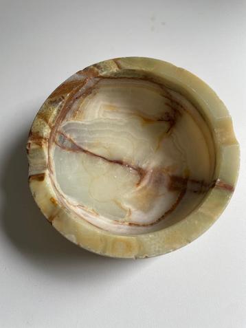 Midcentury Onyx Marble Ashtray beschikbaar voor biedingen