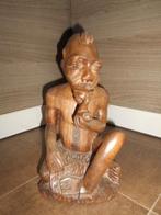 Mooi houten beeld - Afrikaans, Ophalen of Verzenden