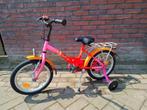 Loekie Kinderfiets CoolGirl - 16inch - Meisjes, Fietsen en Brommers, Ophalen, Gebruikt, Loekie, Handrem