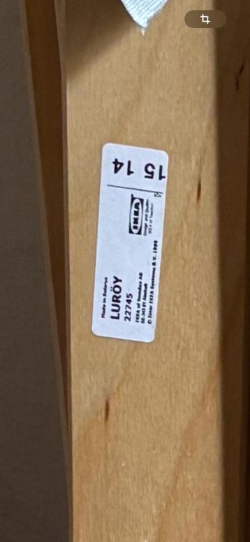 Sommier IKEA Luröy 70cm x 200 cm x2 beschikbaar voor biedingen