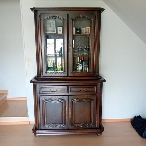 Vitrinekast, Huis en Inrichting, Kasten | Buffetkasten, Zo goed als nieuw, Ophalen