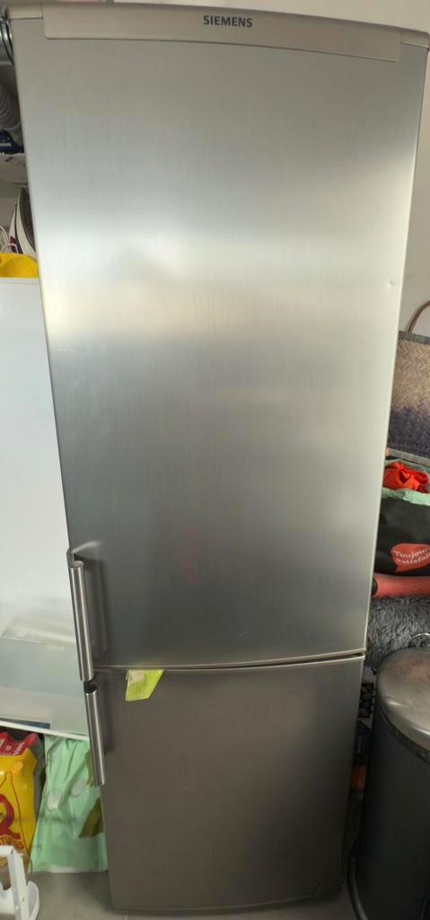 Siemens frigo congélateur combiné porte finition inox, Elektronische apparatuur, Koelkasten en IJskasten, Gebruikt, Met vriesvak