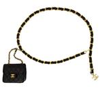 CHANEL Micro sac ceinture chaîne classique, Vêtements | Femmes, 90 à 100 cm, Comme neuf, Noir, CHANEL