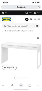 Bureau Micke Ikea, Huis en Inrichting, Bureaus, Ophalen, Zo goed als nieuw, Bureau