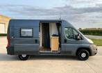 Kampeerwagen Peugeot Boxer 135000km L2H2, Auto's, Monovolume, Zwart, Blauw, Bedrijf