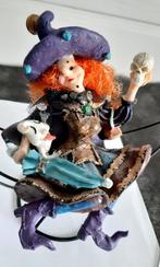 Halloweendecoratie : heks op schommelstoel, Ophalen of Verzenden, Nieuw, Versiering