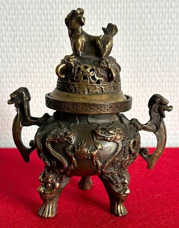 Oude bronzen wierookbrander - China 1920
