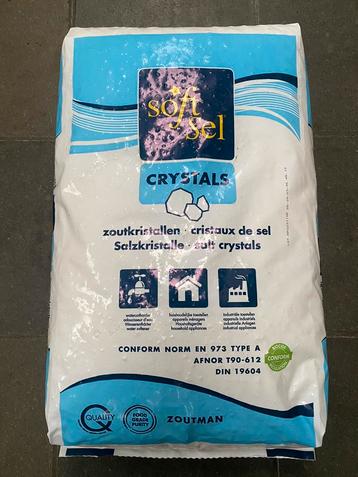 Soft sel crystals zoutkristallen waterverzachter 25kg beschikbaar voor biedingen