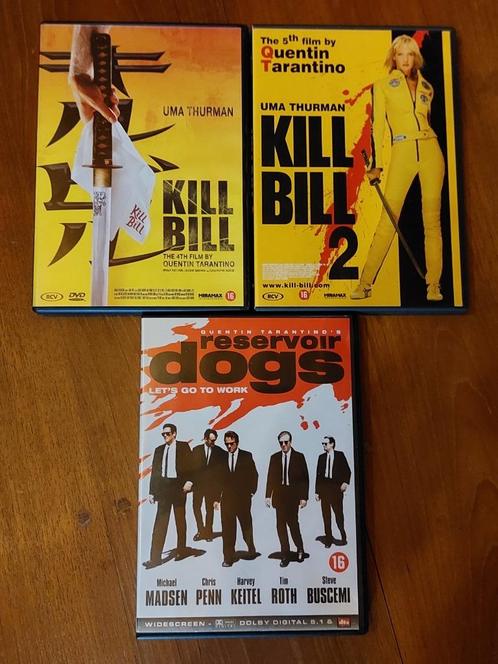 DVDA - Quentin Tarantino - Kill Bill 1,2 - Reservoir Dogs, CD & DVD, DVD | Action, Comme neuf, Action, Enlèvement ou Envoi