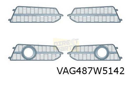 Audi A6 (3/11-5/16) voorbumpergrille Rechts (+ml) (BMT glans, Auto-onderdelen, Carrosserie, Bumper, Audi, Voor, Nieuw, Verzenden