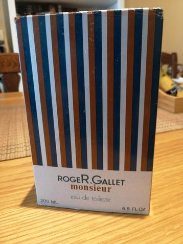 De heer Roger Gallet. 200 ml beschikbaar voor biedingen