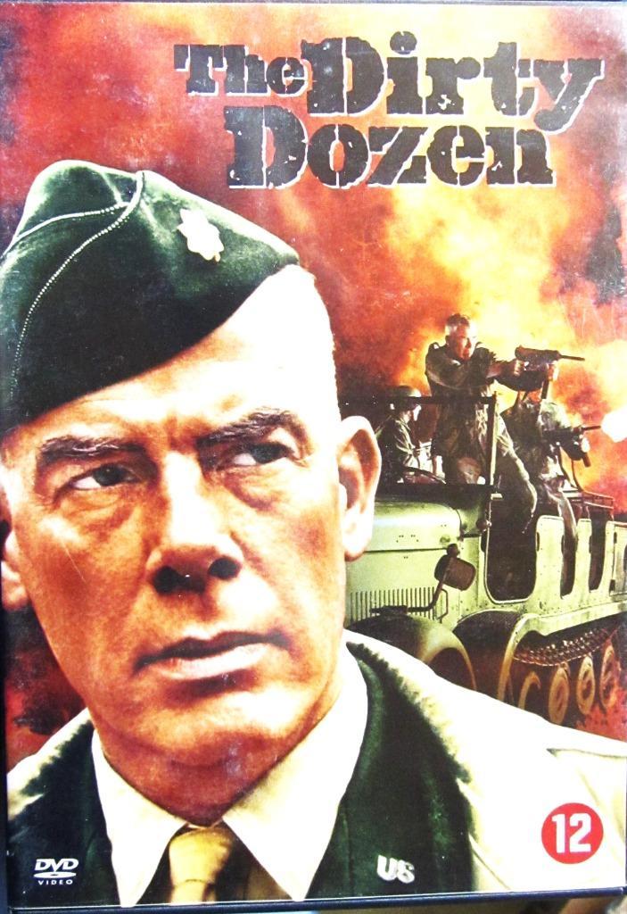 DVD OORLOG- THE DIRTY DOZEN - (LEE MARVIN)- 1967, Cd's en Dvd's, Dvd's | Actie, Zo goed als nieuw, Oorlog, Alle leeftijden, Ophalen of Verzenden