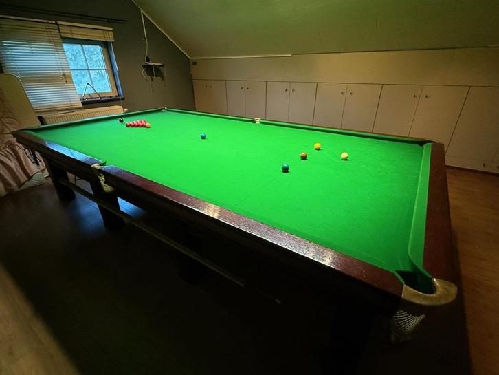 Snookertafel 12ft - BCE, Sport en Fitness, Biljarten en Poolen, Gebruikt, Snookertafel, Ophalen
