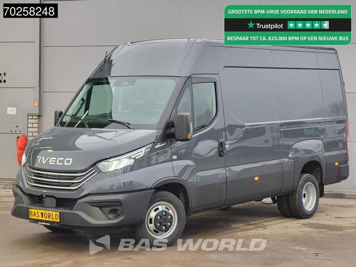 Iveco Daily 35C21 3.0L Automaat 210PK L2H2 2025-Model Dubbel, Auto's, Bestelwagens en Lichte vracht, Bedrijf, Te koop, Achteruitrijcamera