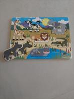 Inlegpuzzel hout, Kinderen en Baby's, Ophalen of Verzenden, Gebruikt, Overige typen