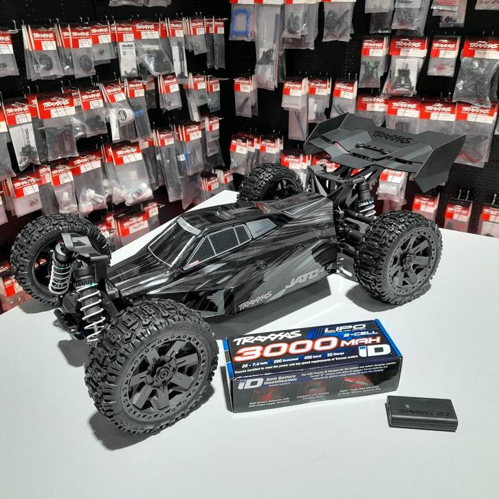 Traxxas Jato 4X4 Bl-2S + Lipo 2S accu en Lader., Hobby & Loisirs créatifs, Modélisme | Radiocommandé & Téléguidé | Voitures, Neuf