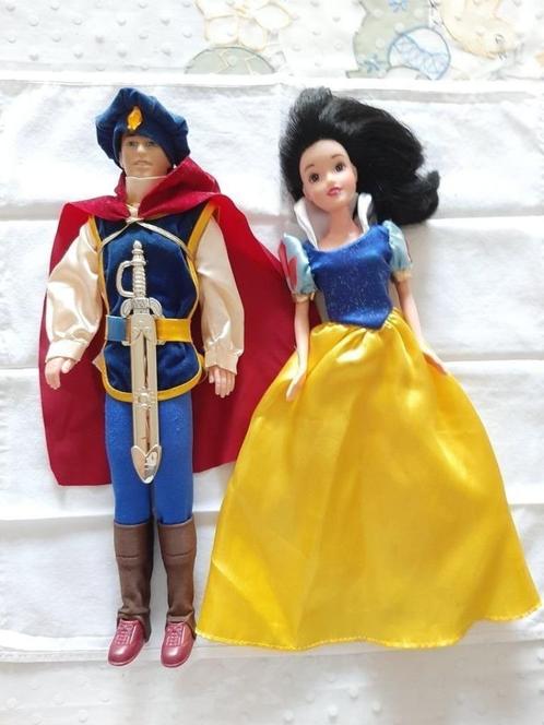 Lot du couple de Disney - Blanche-Neige et son Prince, Collections, Disney, Utilisé, Statue ou Figurine, Blanche-Neige ou Belle au Bois Dormant