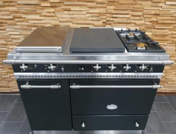 🔥Luxe Fornuis Lacanche 110cm zwart rvs 2 ovens teppan yaki beschikbaar voor biedingen