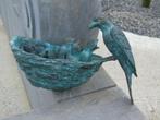 Bronzen beeld van een zwaluwnest om aan de muur te bevestige, Tuin en Terras, Ophalen, Nieuw