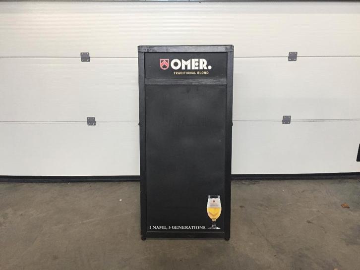 (75) Reclame - krijtbord Omer, Collections, Marques de bière, Comme neuf, Enlèvement