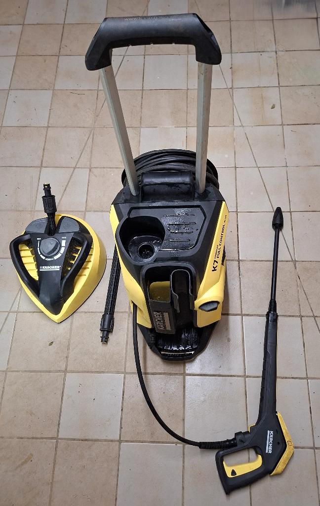 Karcher hogedrukreiniger, Tuin en Terras, Hogedrukreinigers, Gebruikt, Elektrisch, Met regelbare waterdruk, Met autostop en -start
