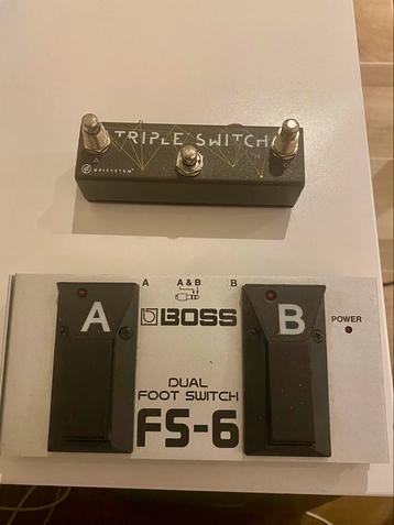 Boss FS-6 en GFI triple switch foot switch beschikbaar voor biedingen