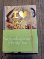 Boek 'I love happy cats, werkboek voor een gelukkige kat, Boeken, Dieren en Huisdieren, Ophalen, Anneleen Bru, Nieuw, Katten