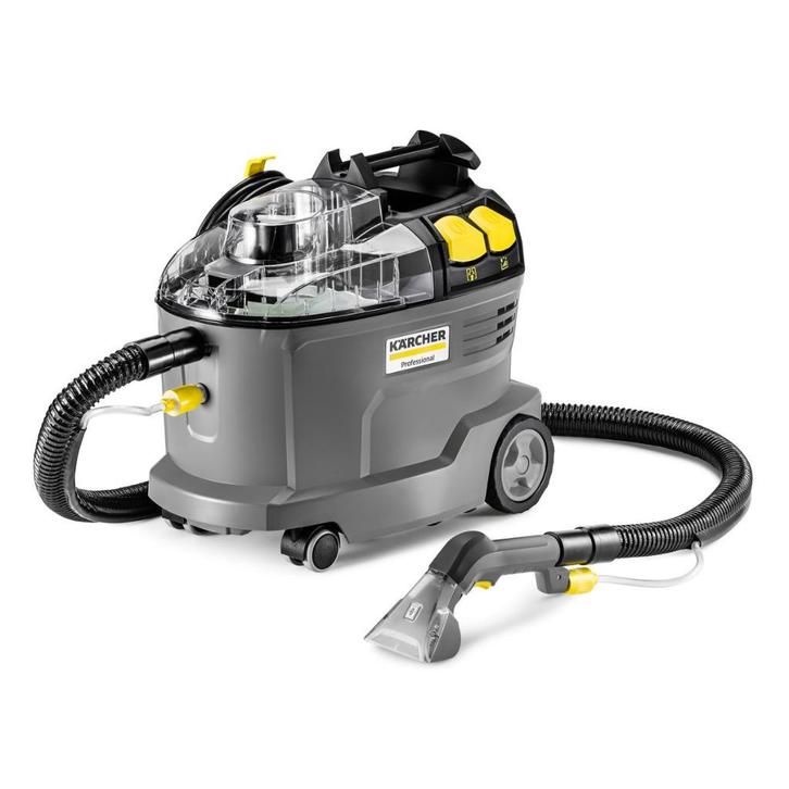Karcher zetelreiniger TE HUUR, Doe-het-zelf en Bouw, Reinigingsmachines, Zo goed als nieuw, Waterstofzuiger, Ophalen