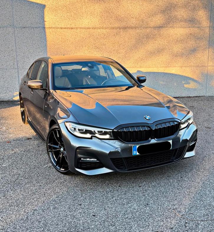 BMW 320D M-pack/Shadow-line/Full LED/1J garantie, Auto's, BMW, Bedrijf, 3 Reeks, Diesel, Berline, Automaat, Leder en Alcantara