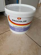 10l satyn verf, Doe-het-zelf en Bouw, Verf, Beits en Lak, Ophalen, Zo goed als nieuw, Grijs, Verf