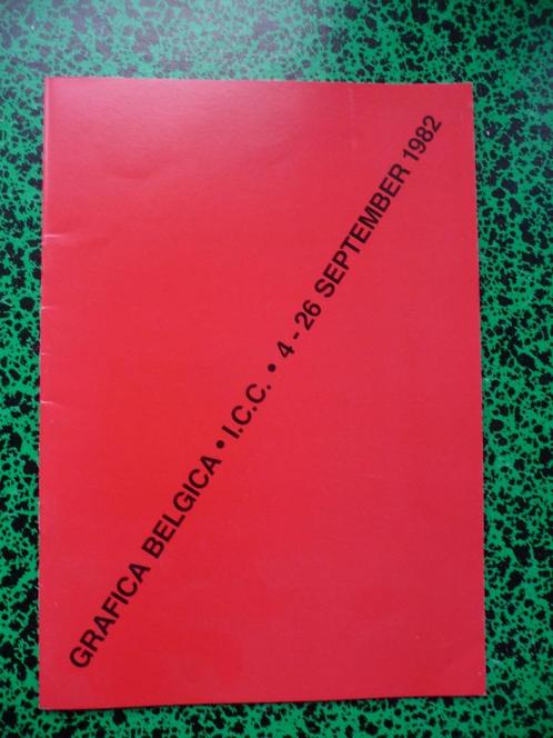 KUNSTBOEK : " GRAFICA BELGICA - ICC - 1982 ", Boeken, Kunst en Cultuur | Fotografie en Design, Zo goed als nieuw, Ophalen of Verzenden