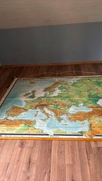 Oude schoolkaart Europa, Antiek en Kunst, Antiek | Schoolplaten, Ophalen of Verzenden